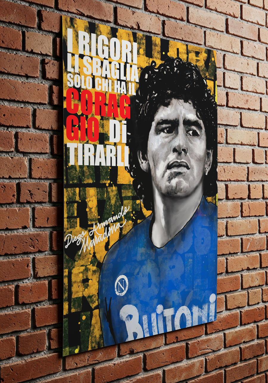 Poster 50x70 Maradona | Neapolitan Republic