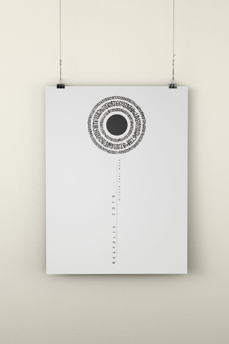 Poster formato A3 Neapolis | Drew Lab2