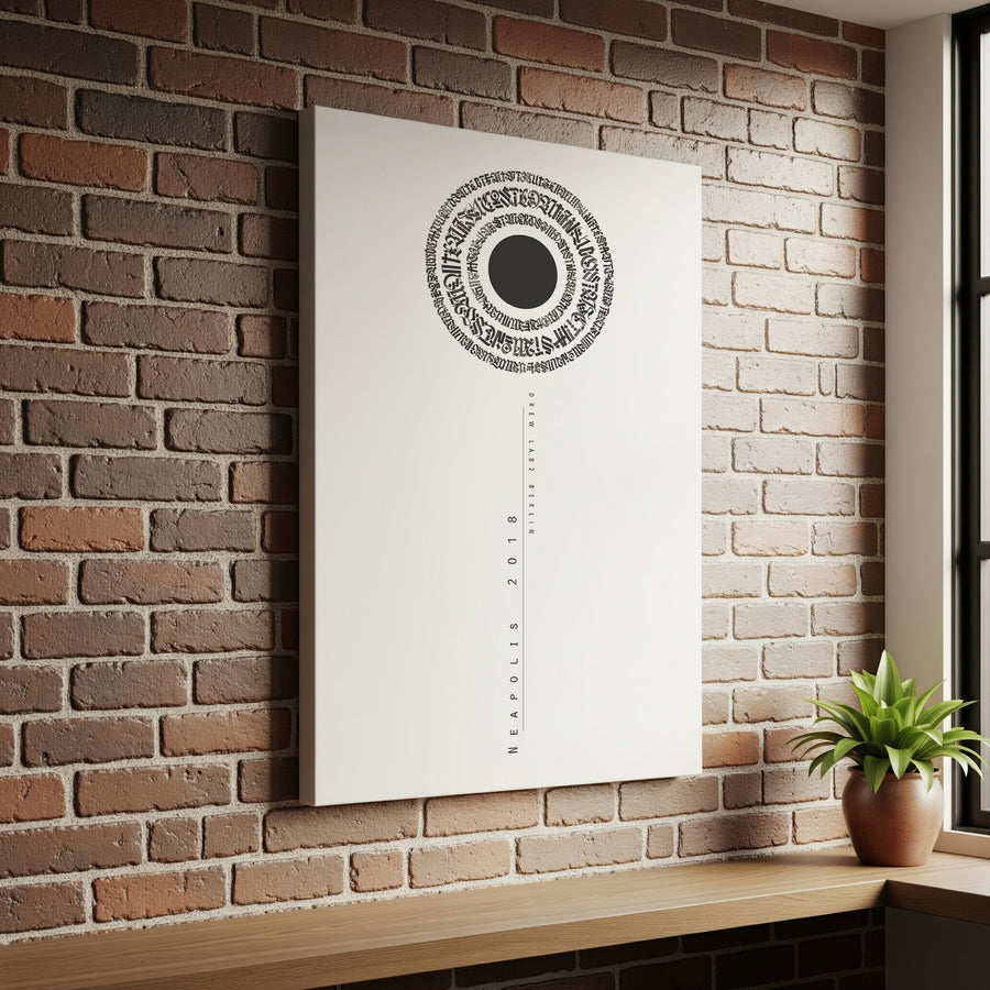 Poster 30x40 su Tela Neapolis | Drew Lab2