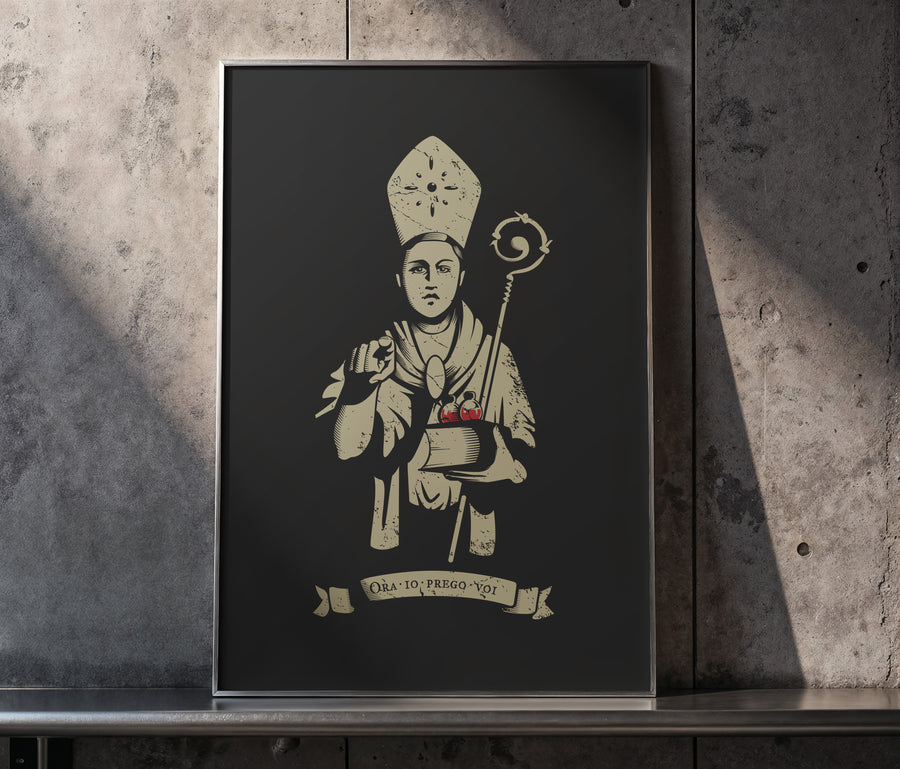 Poster formato A3 San Gennaro | Gabriele Rollin