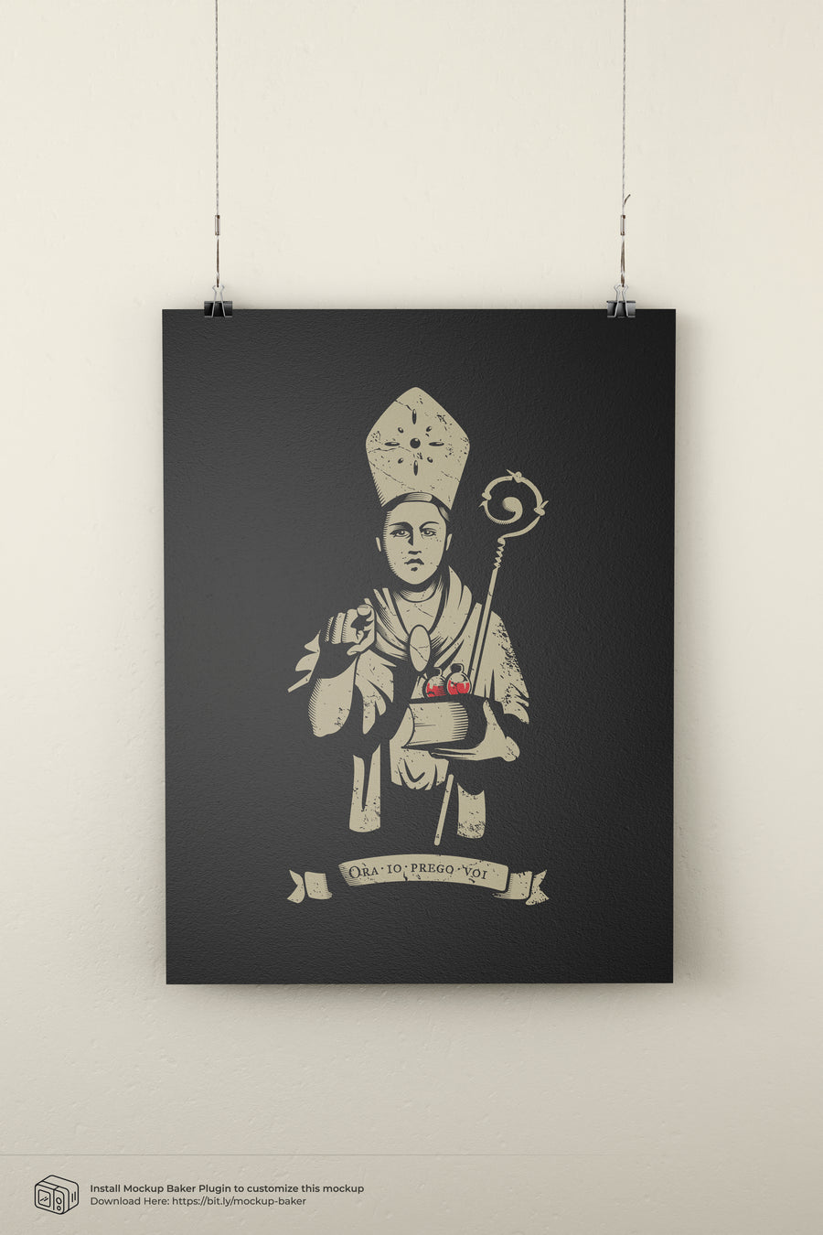 Poster formato A3 San Gennaro | Gabriele Rollin