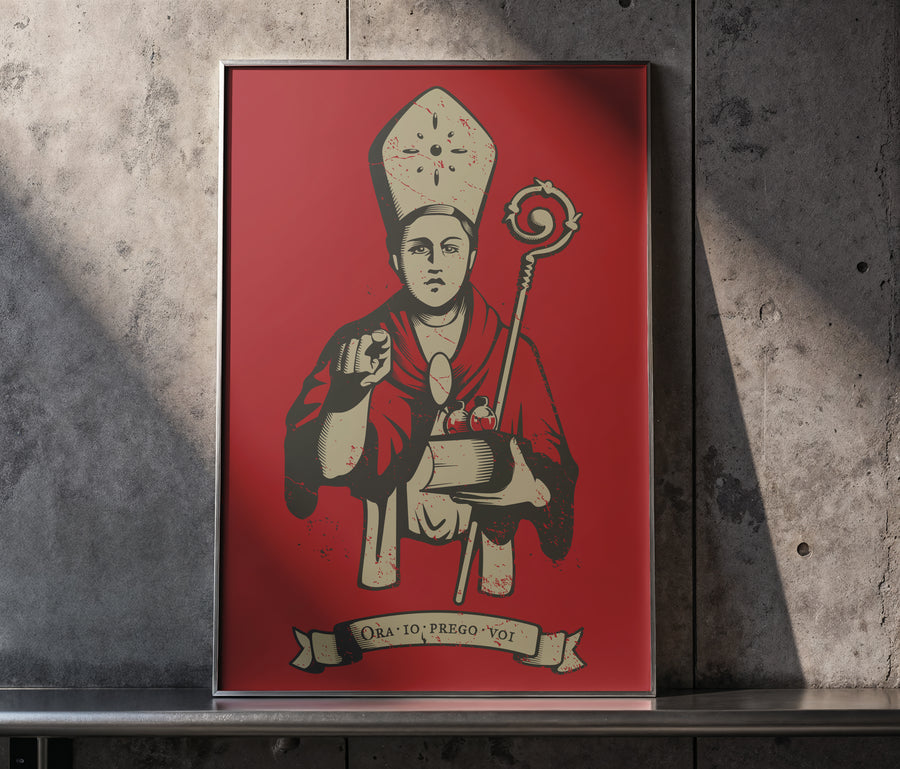 Poster formato A3 San Gennaro | Gabriele Rollin