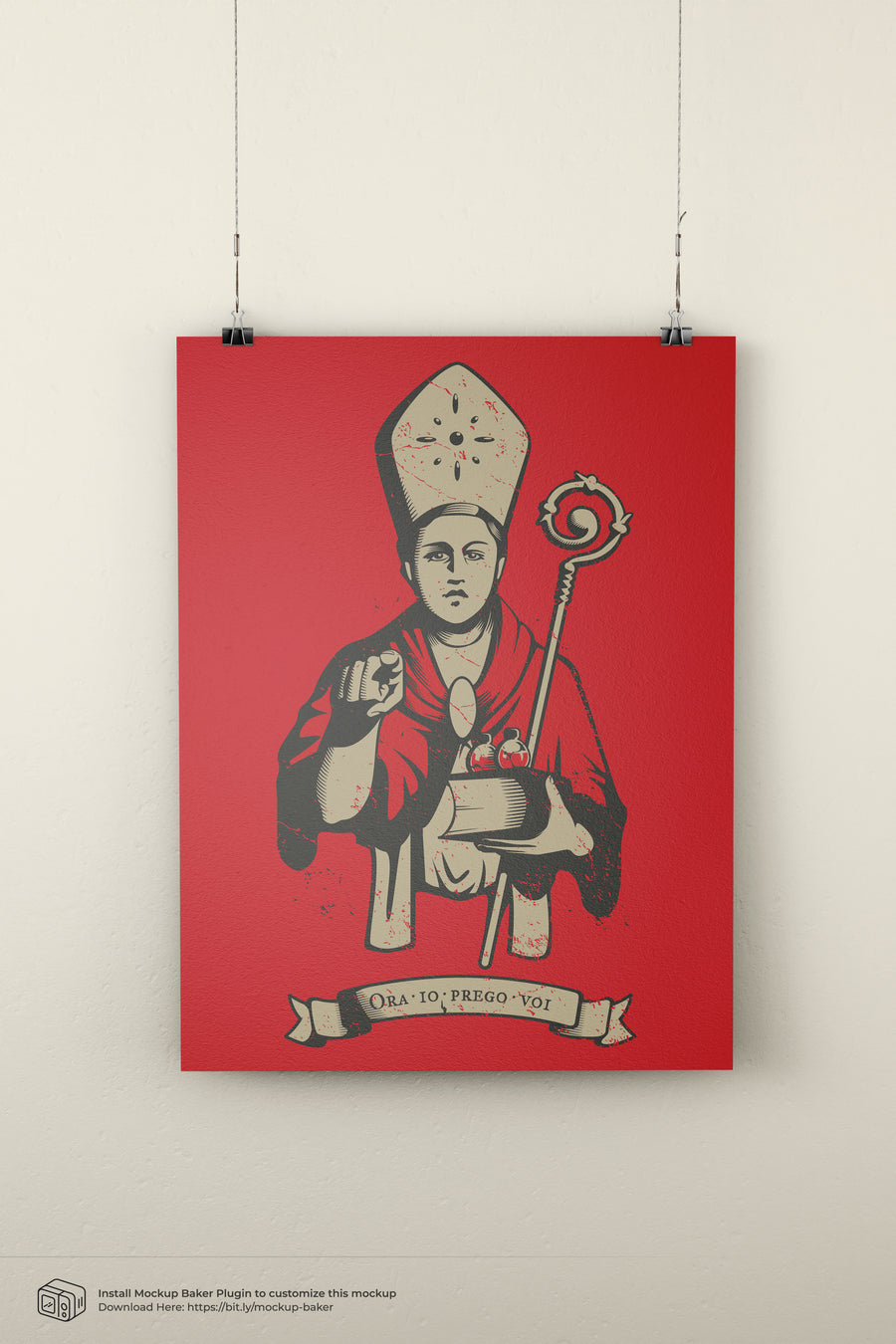 Poster formato A3 San Gennaro | Gabriele Rollin