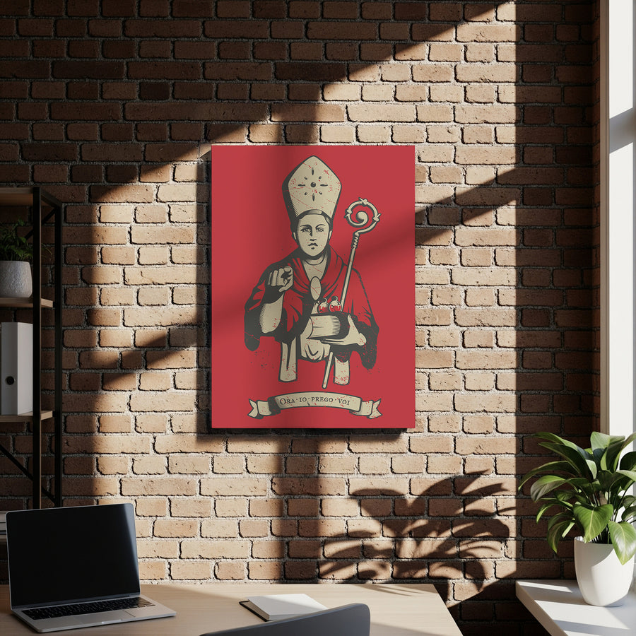 Poster 30x40 su Tela San Gennaro | Gabriele Rollin