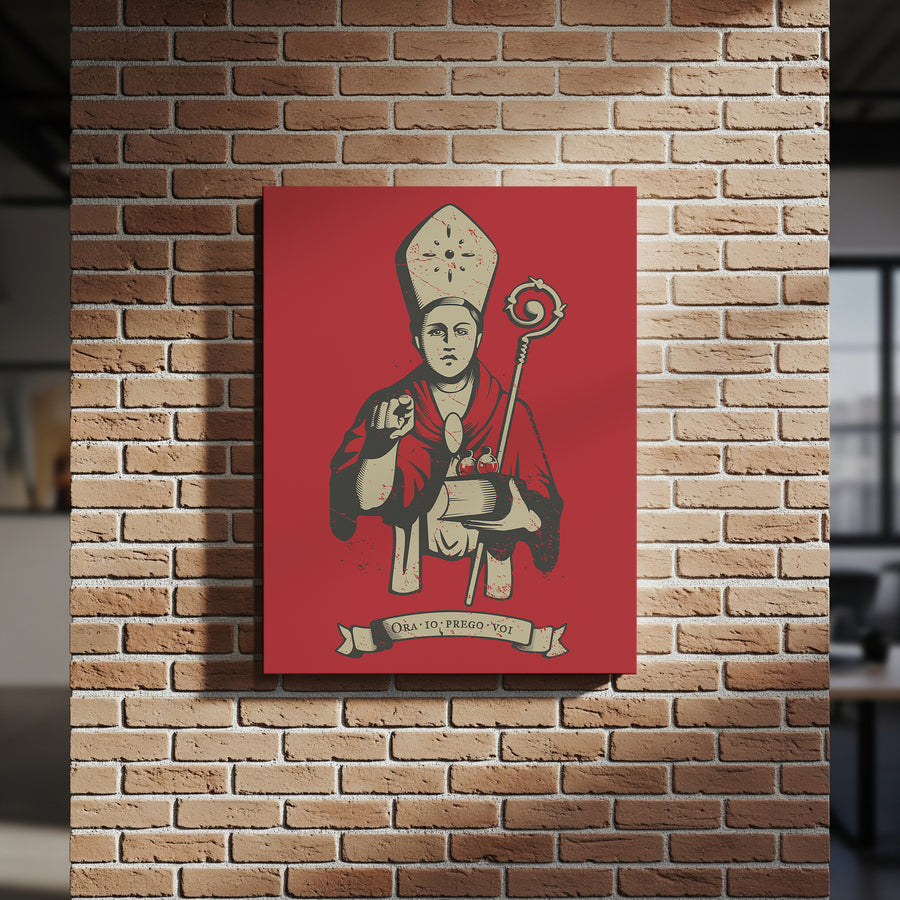Poster 20x30 su Tela San Gennaro | Gabriele Rollin