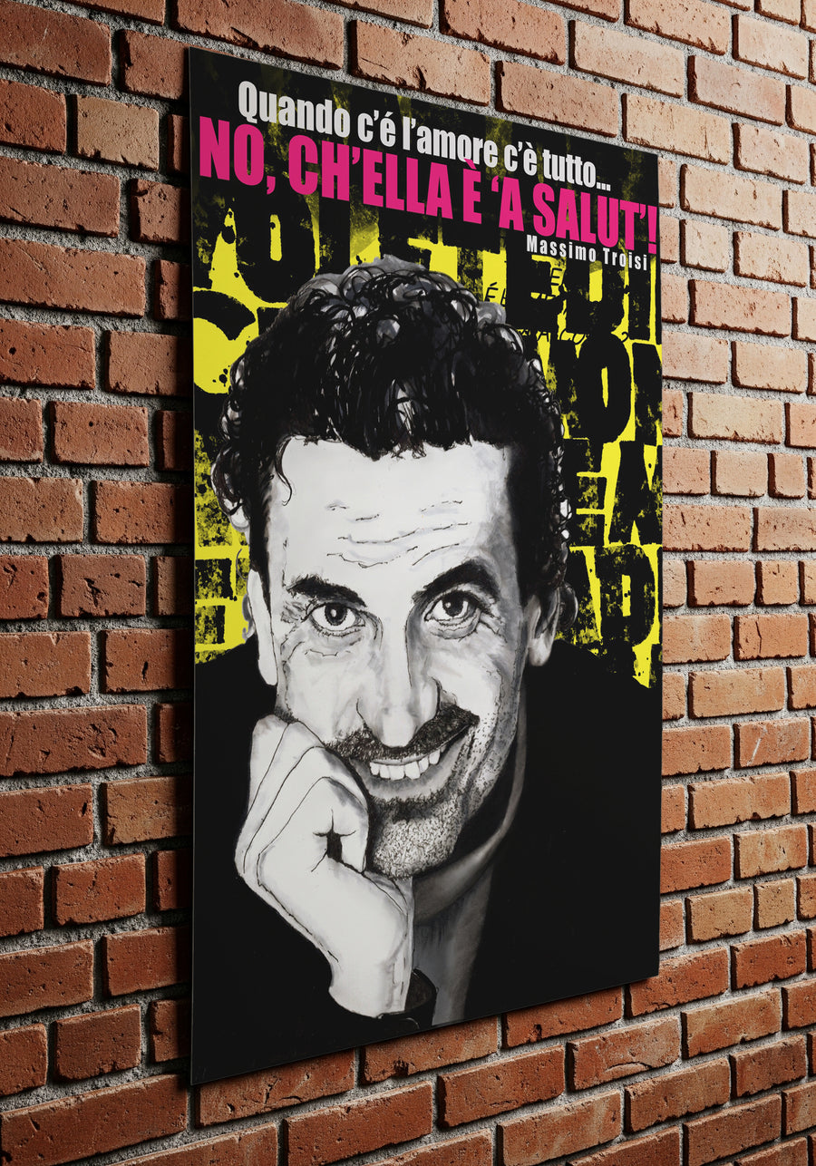 Poster 50x70 Massimo Troisi | Neapolitan Republic