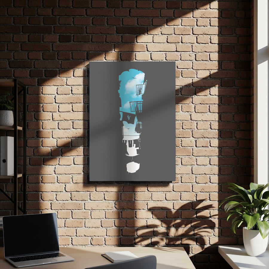 Poster 30x40 su Tela Vico Esclamativo | Gabriele Rollin
