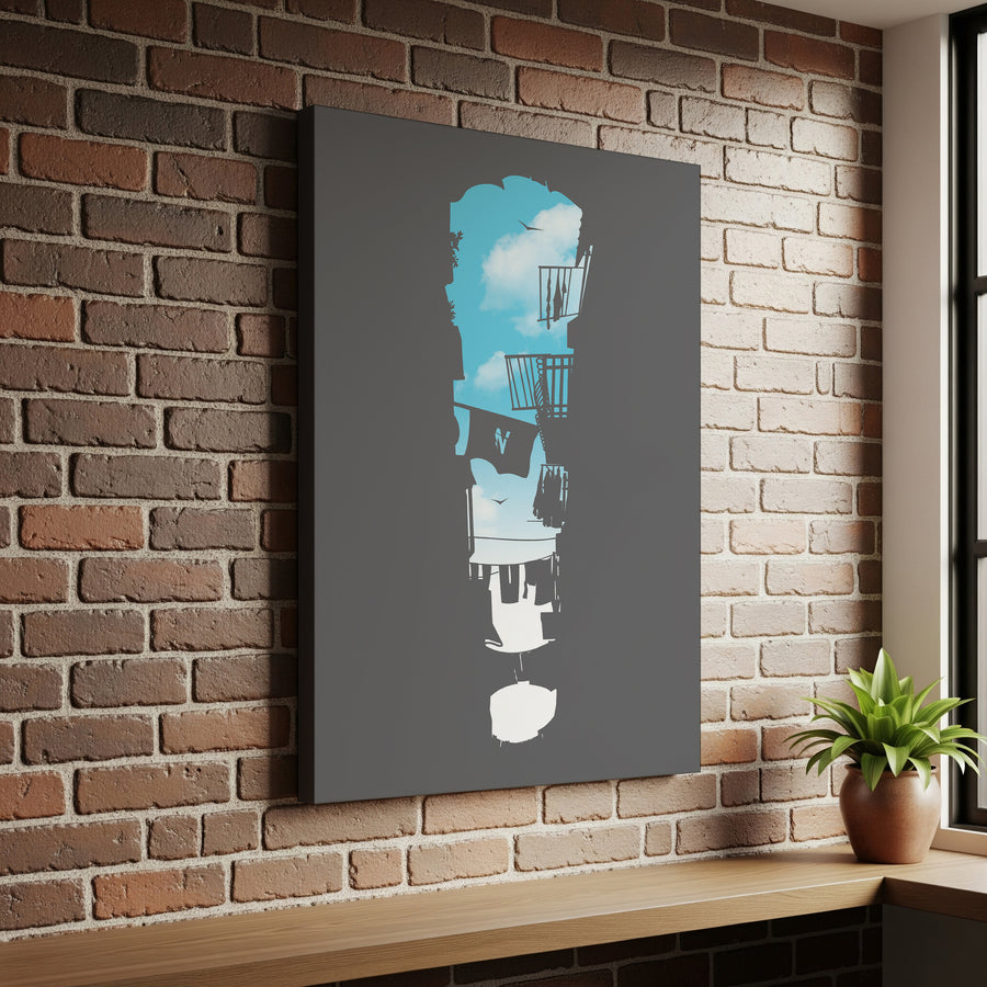 Poster 30x40 su Tela Vico Esclamativo | Gabriele Rollin