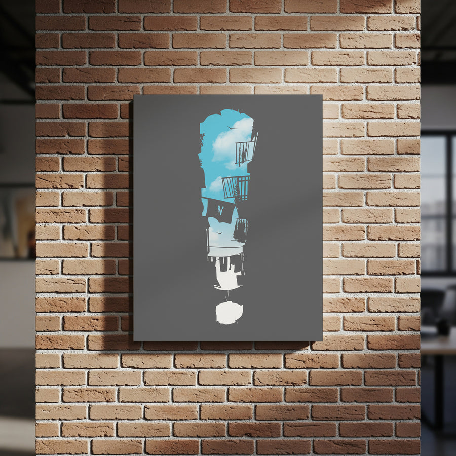 Poster 20x30 su Tela Vico Esclamativo | Gabriele Rollin