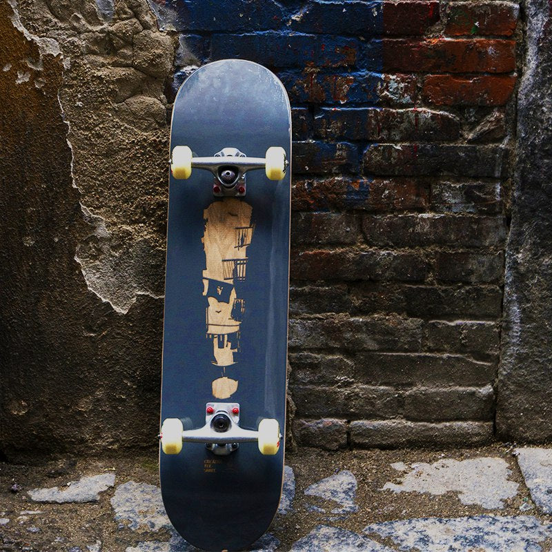 Skateboard Vico Esclamativo Grigio